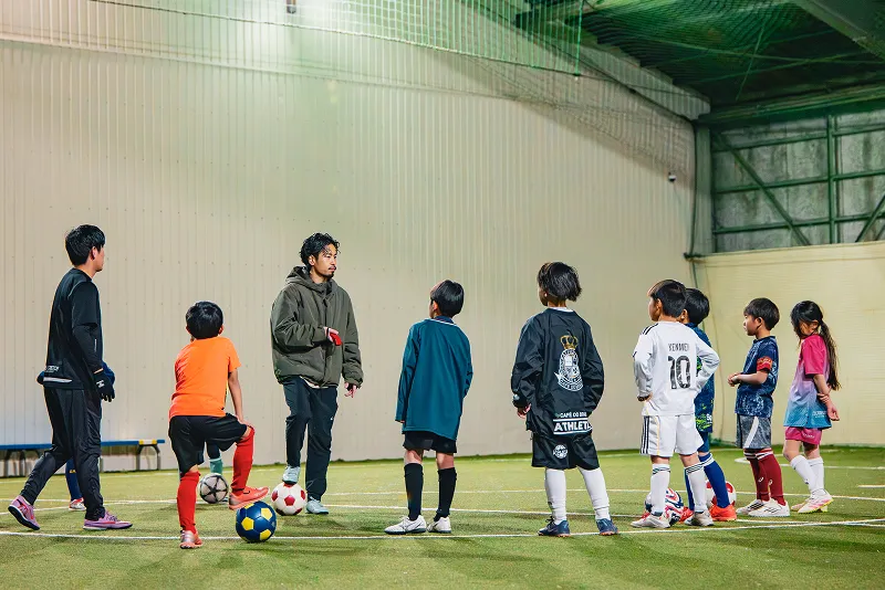 ドリブルトレーニング風景