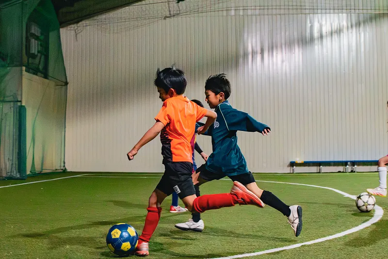 ドリブルトレーニング風景