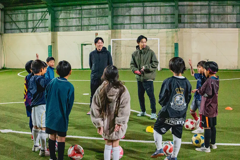 ドリブルトレーニング風景