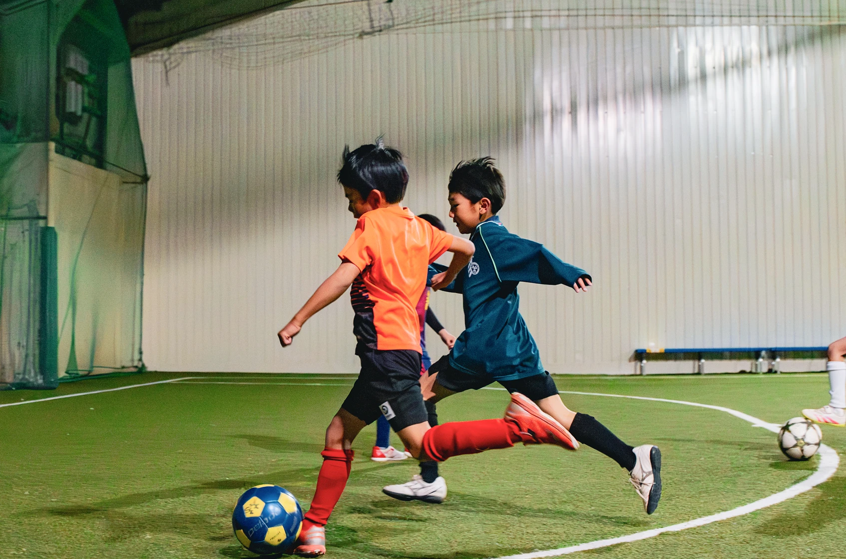 ゴールに直結するドリブル指導